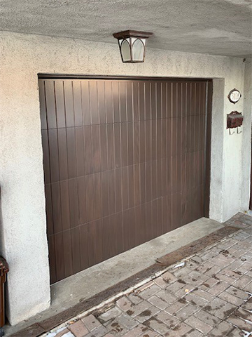 Wood garage door  